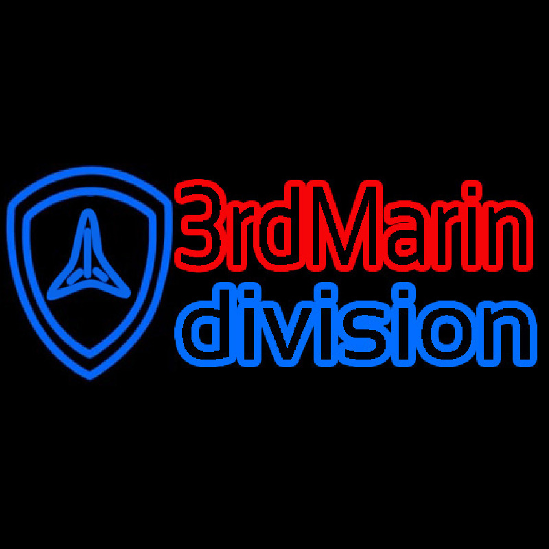 3rd Marine Division Leuchtreklame