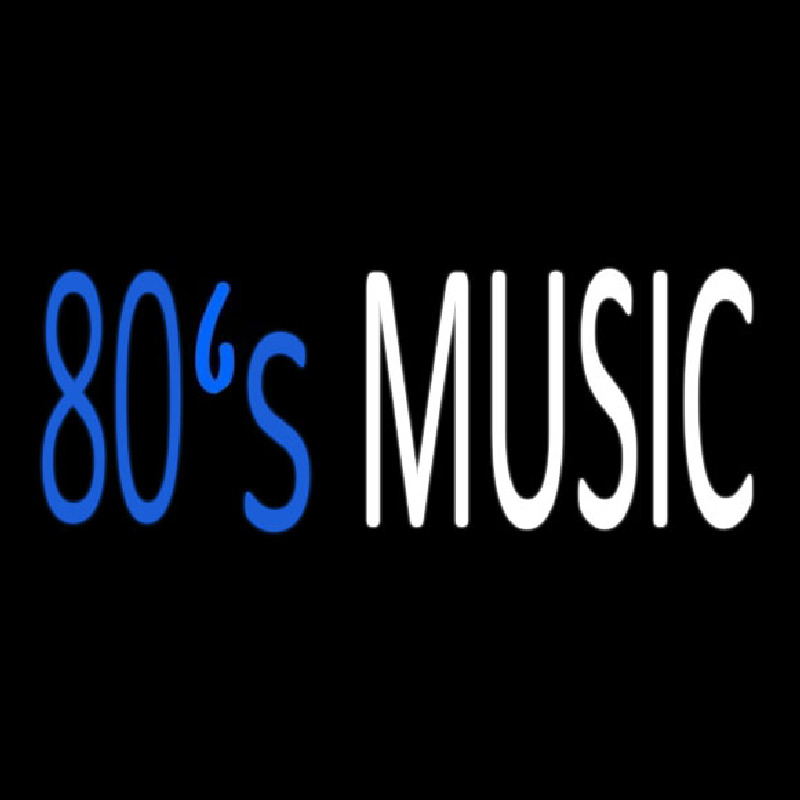 80s Music Leuchtreklame