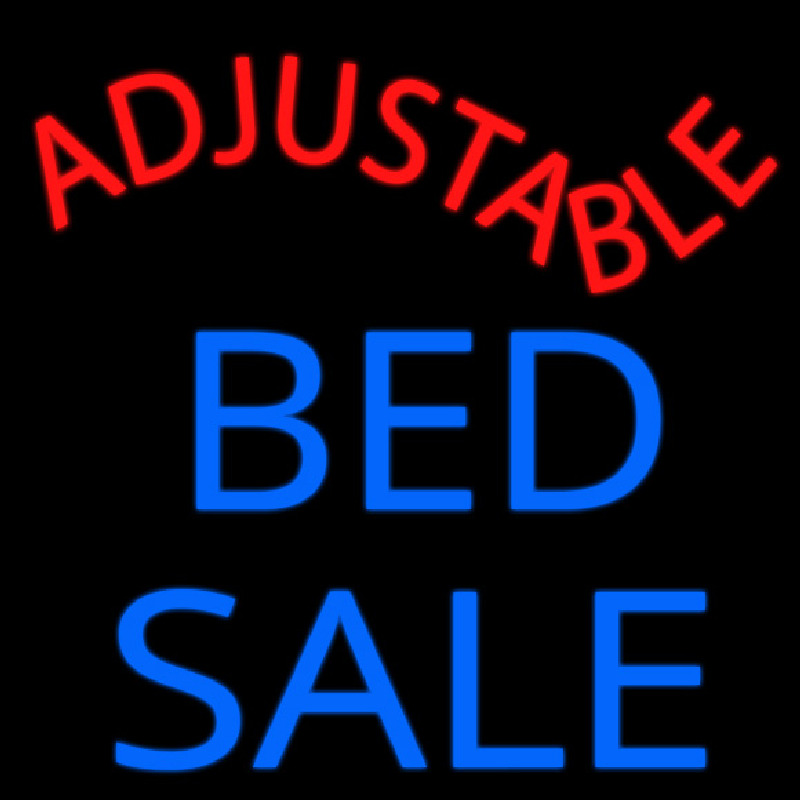 Adjust Able Bed Sale Leuchtreklame