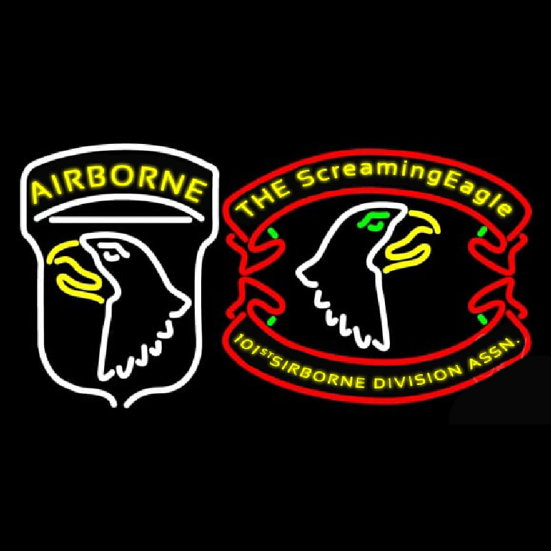 Airborne Division Screaming Eagle Leuchtreklame