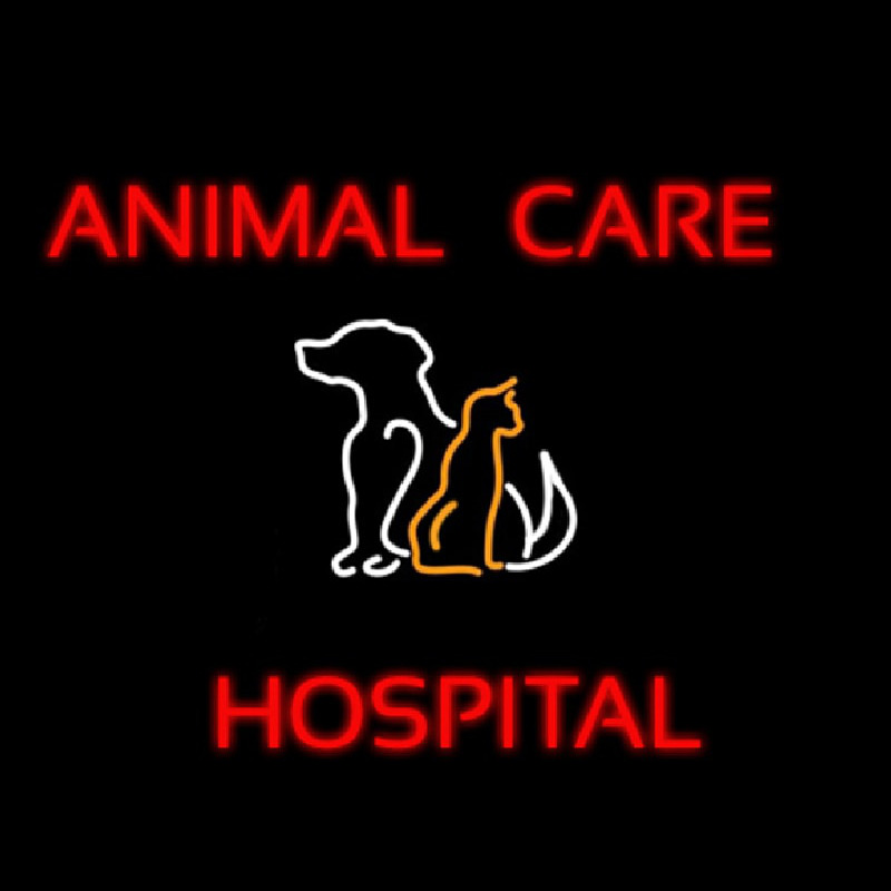 Animal Care Hospital Logo Leuchtreklame