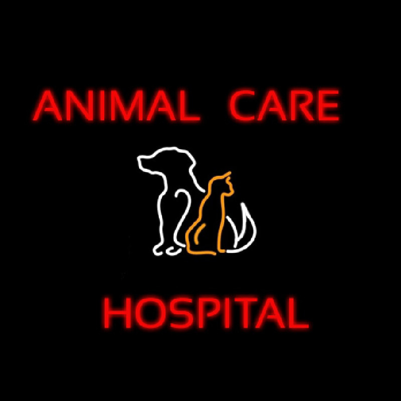Animal Care Hospital Logo Leuchtreklame