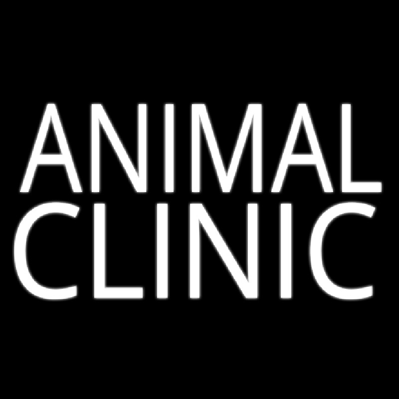 Animal Clinic Block Leuchtreklame