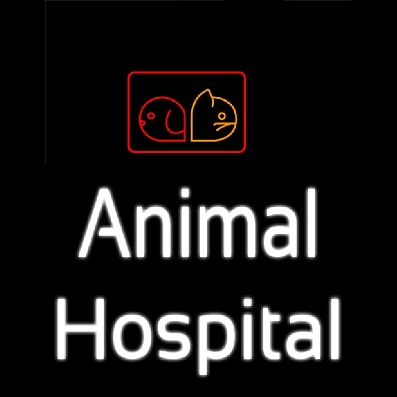 Animal Hospital Leuchtreklame