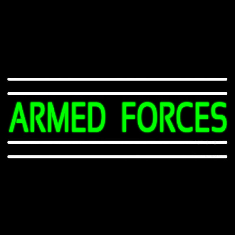 Armed Forces Leuchtreklame