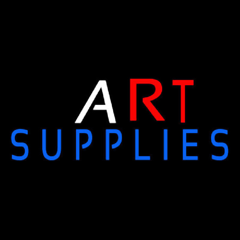 Art Blue Supplies Leuchtreklame