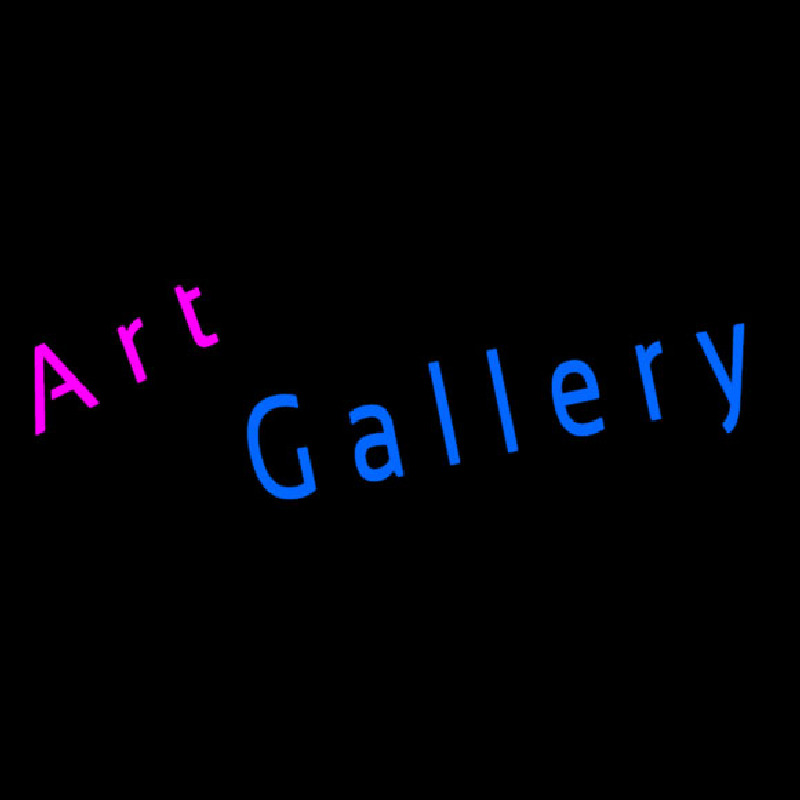 Art Gallery Leuchtreklame