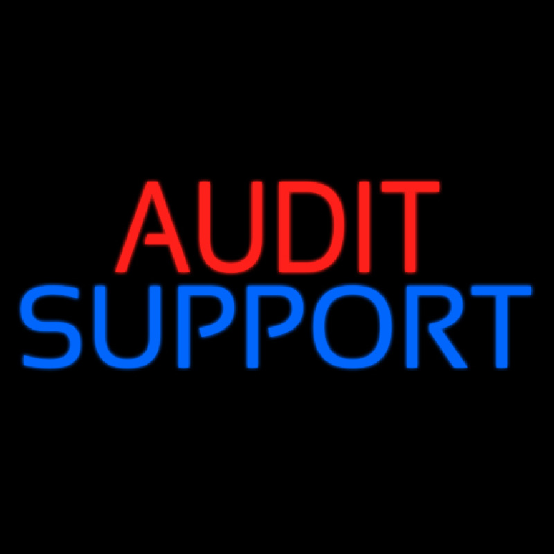 Audit Support Leuchtreklame