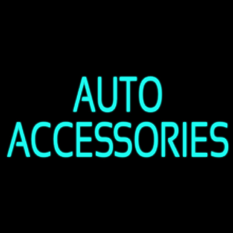 Auto Accessories Block Leuchtreklame