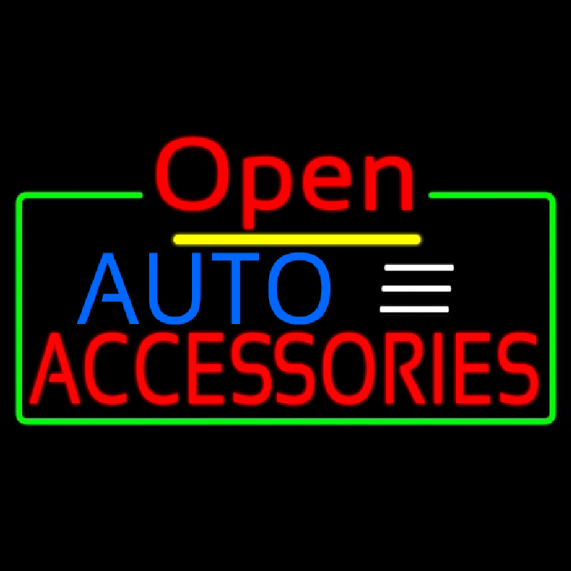 Auto Accessories Leuchtreklame