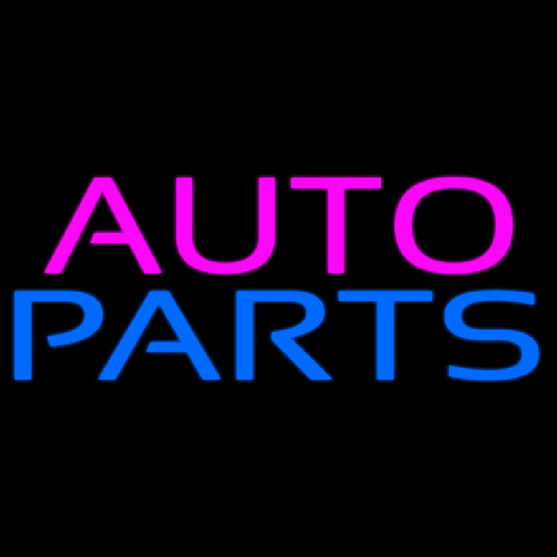 Auto Parts Block Leuchtreklame
