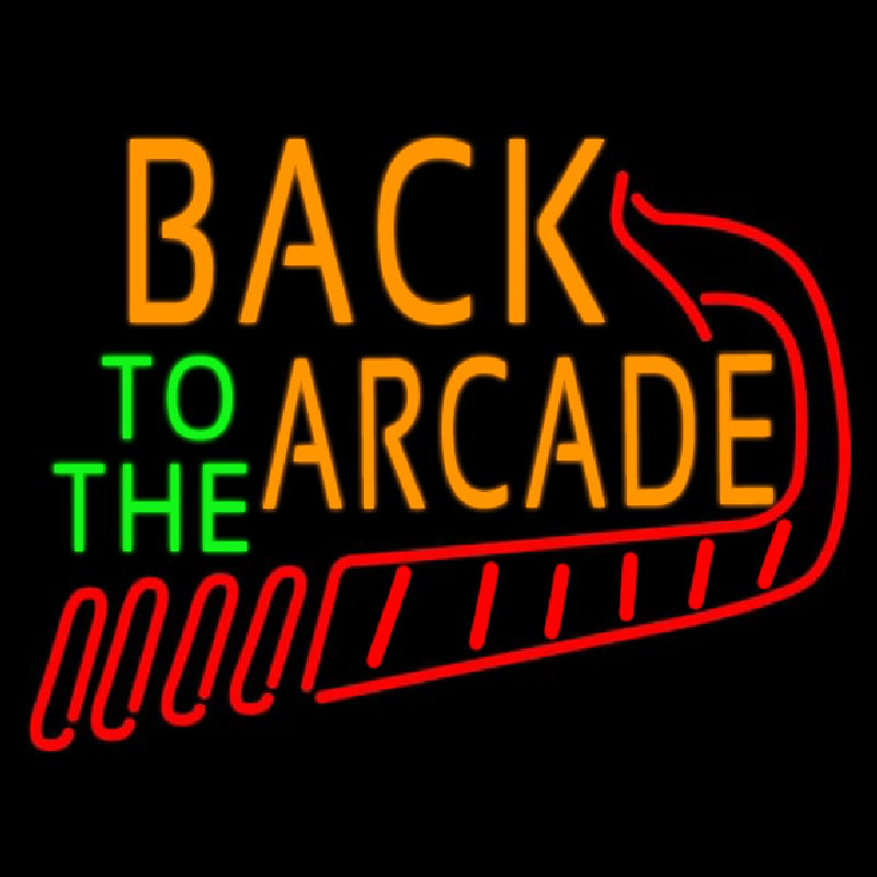 Back To The Arcade Leuchtreklame