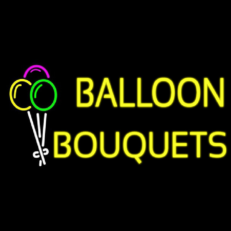 Balloon Bouquets Leuchtreklame