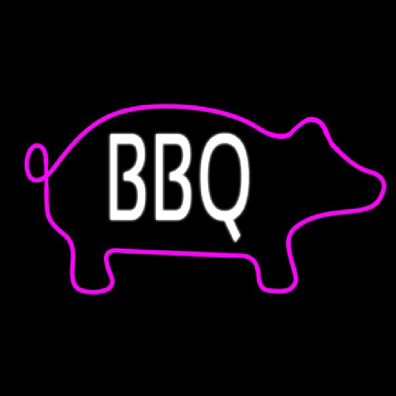 Bbq Logo Leuchtreklame