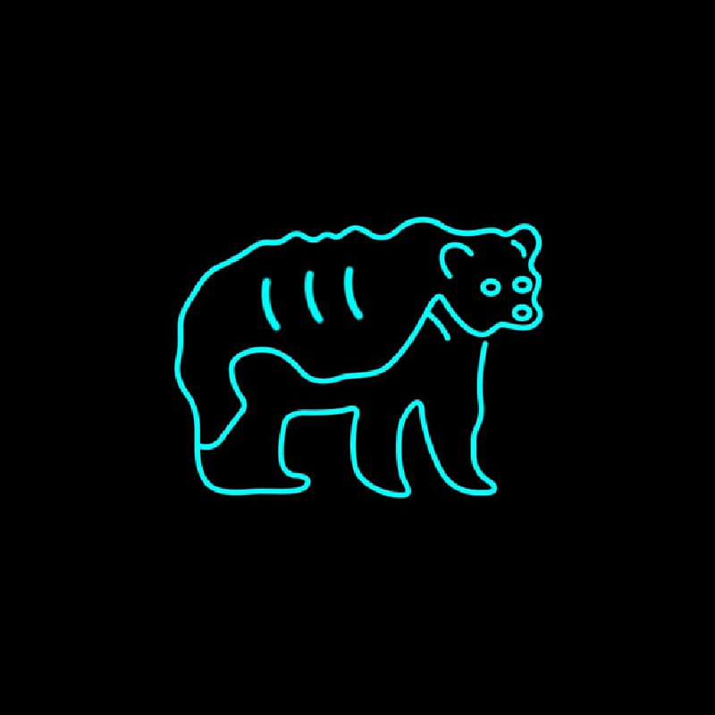 Bear New Animals Leuchtreklame