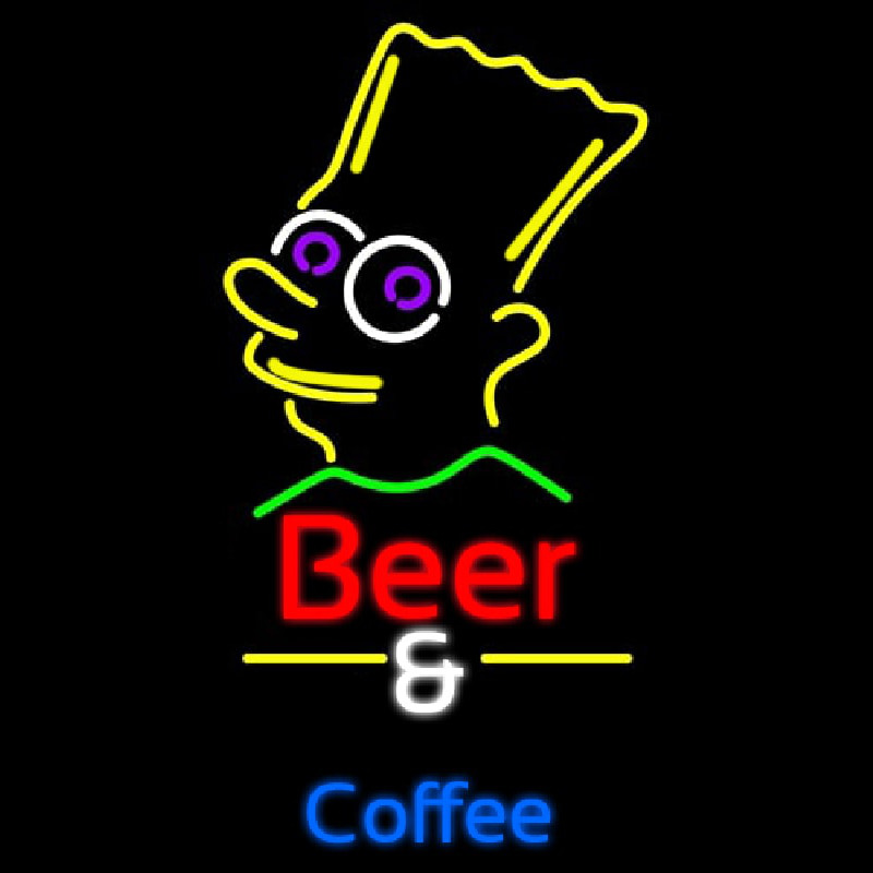 Beer And Coffee Leuchtreklame