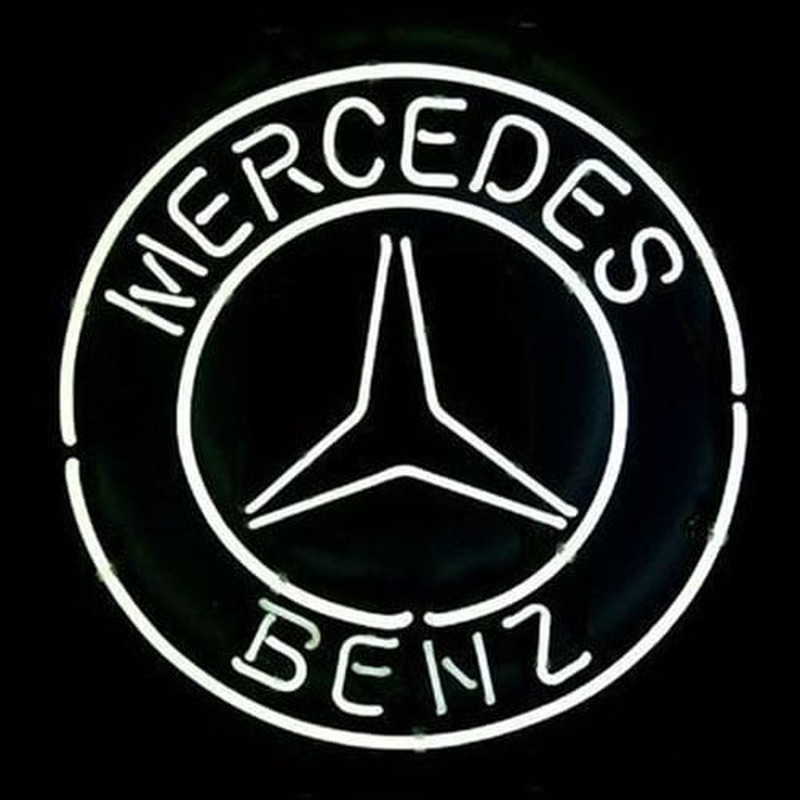 Big Mercedes Benz Logo Eu Auto Car Dealer Biergarten Display Kneipe Leuchtreklame