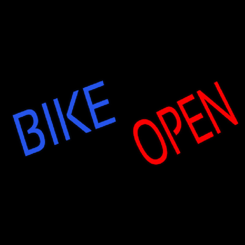 Bike Open Leuchtreklame