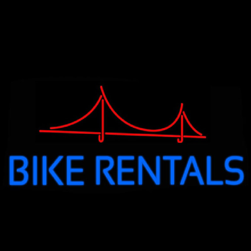 Bike Rentals Leuchtreklame