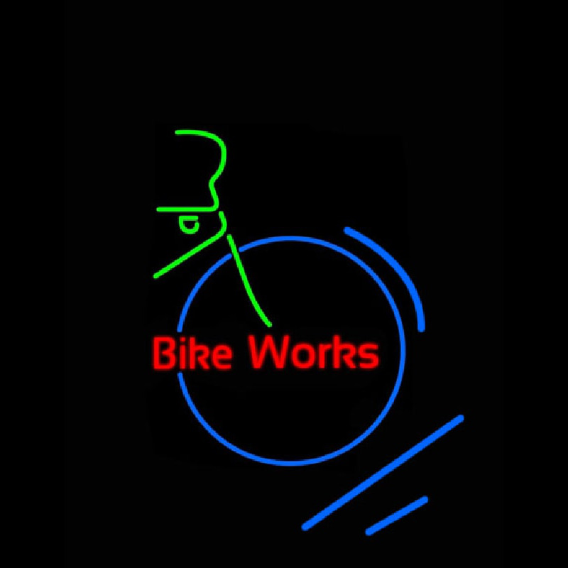 Bike Works Leuchtreklame
