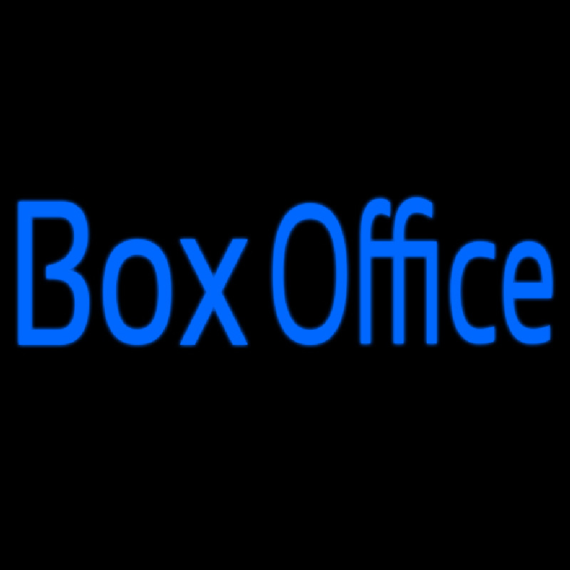 Blue Bo  Office Leuchtreklame