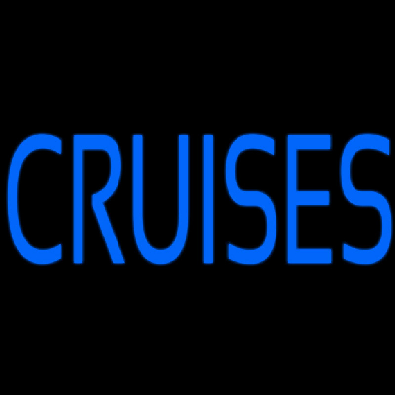 Blue Cruises Leuchtreklame