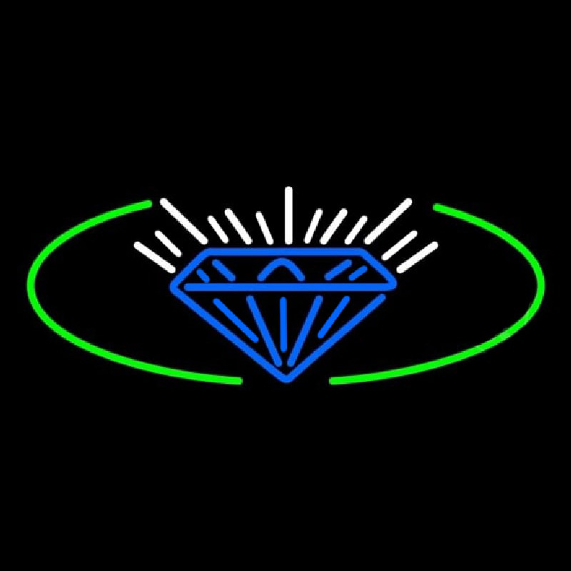 Blue Diamond Logo Leuchtreklame