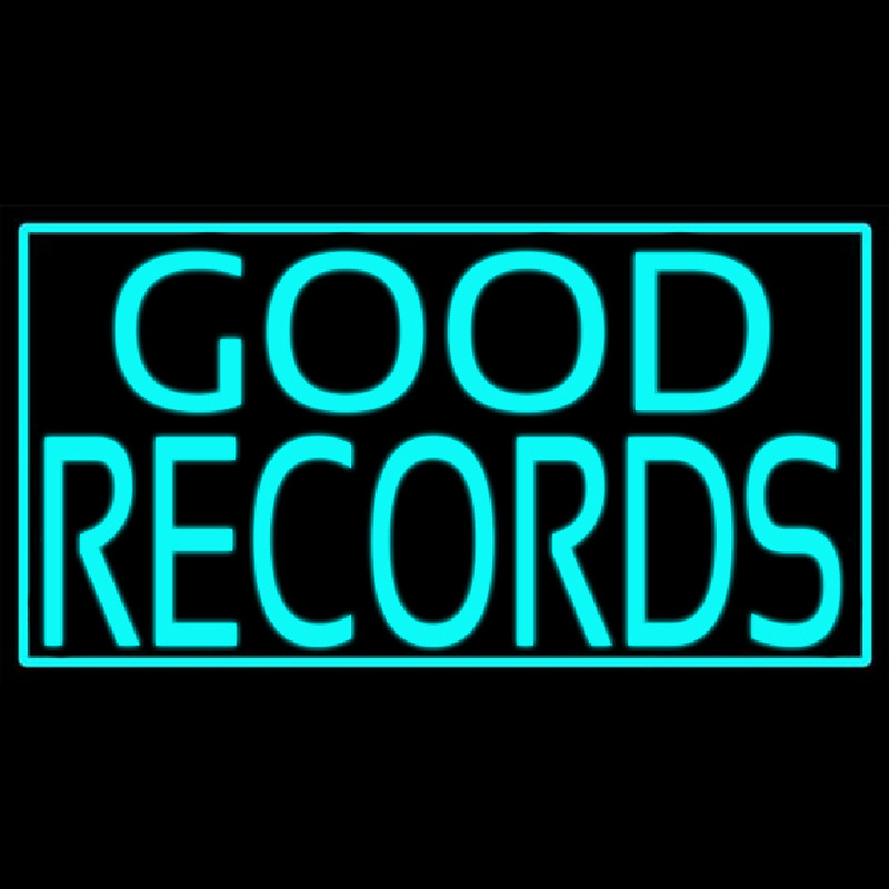 Blue Good Records Border Leuchtreklame