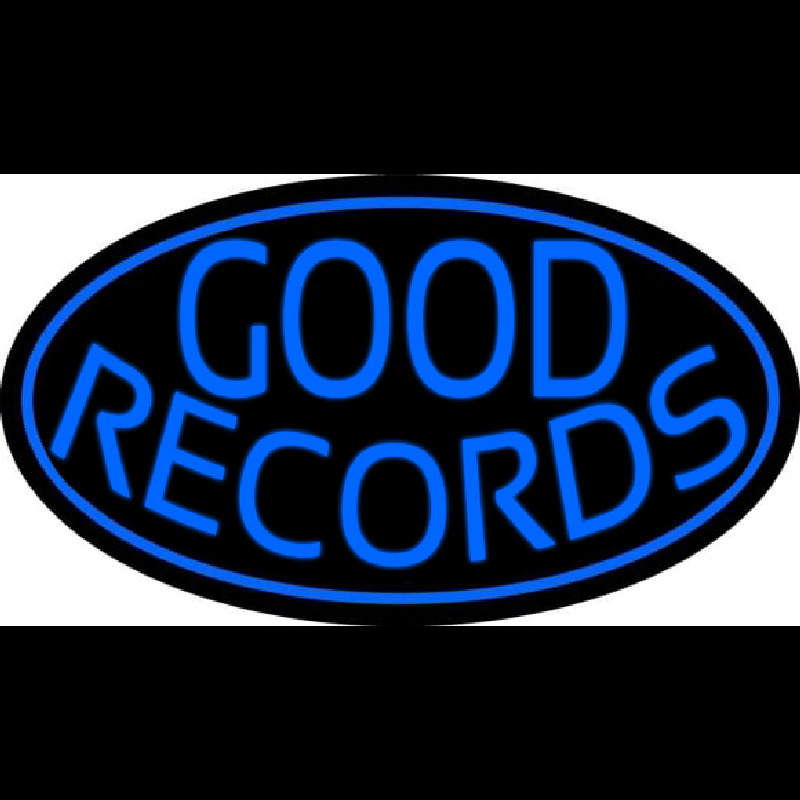 Blue Good Records Border Leuchtreklame