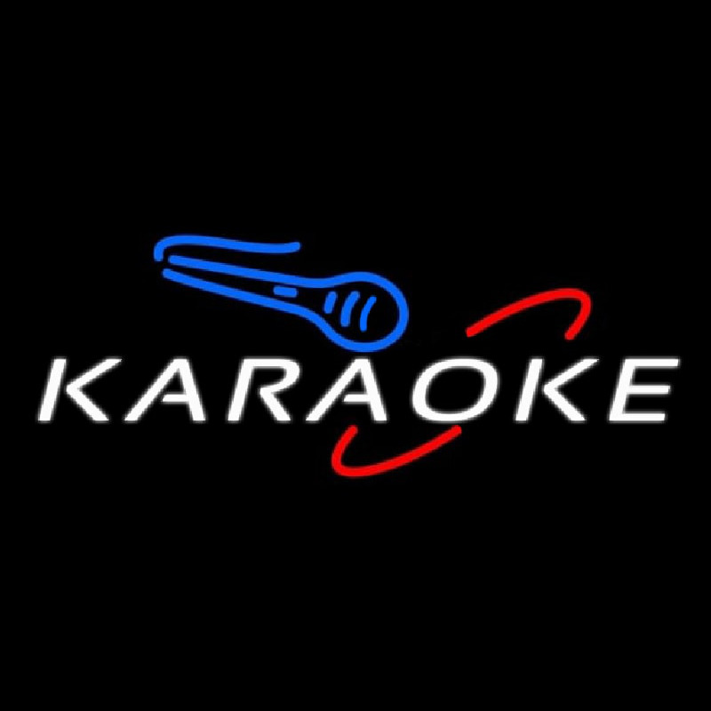 Blue Karaoke 1 Leuchtreklame