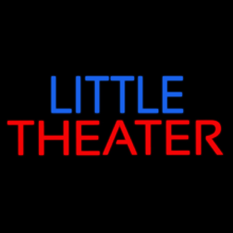 Blue Little Red Theater Leuchtreklame