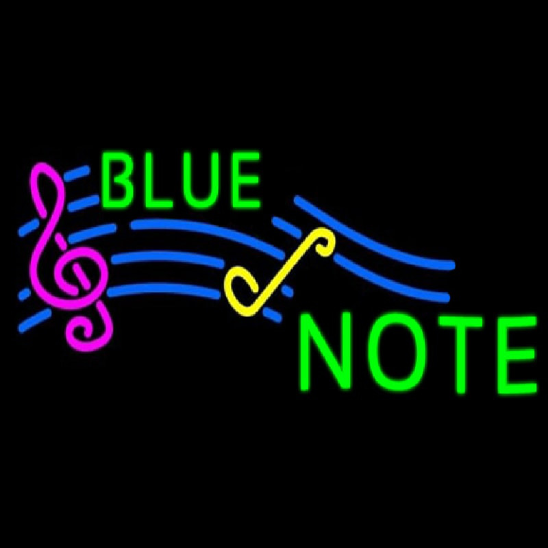 Blue Note Leuchtreklame