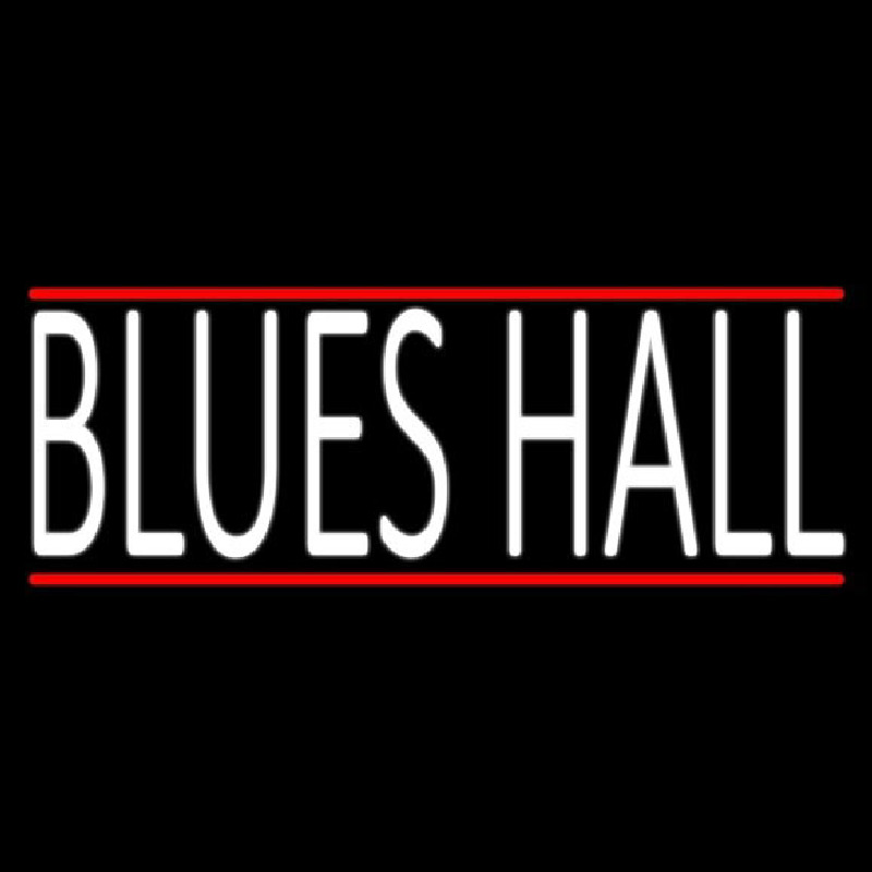 Blues Hall Leuchtreklame