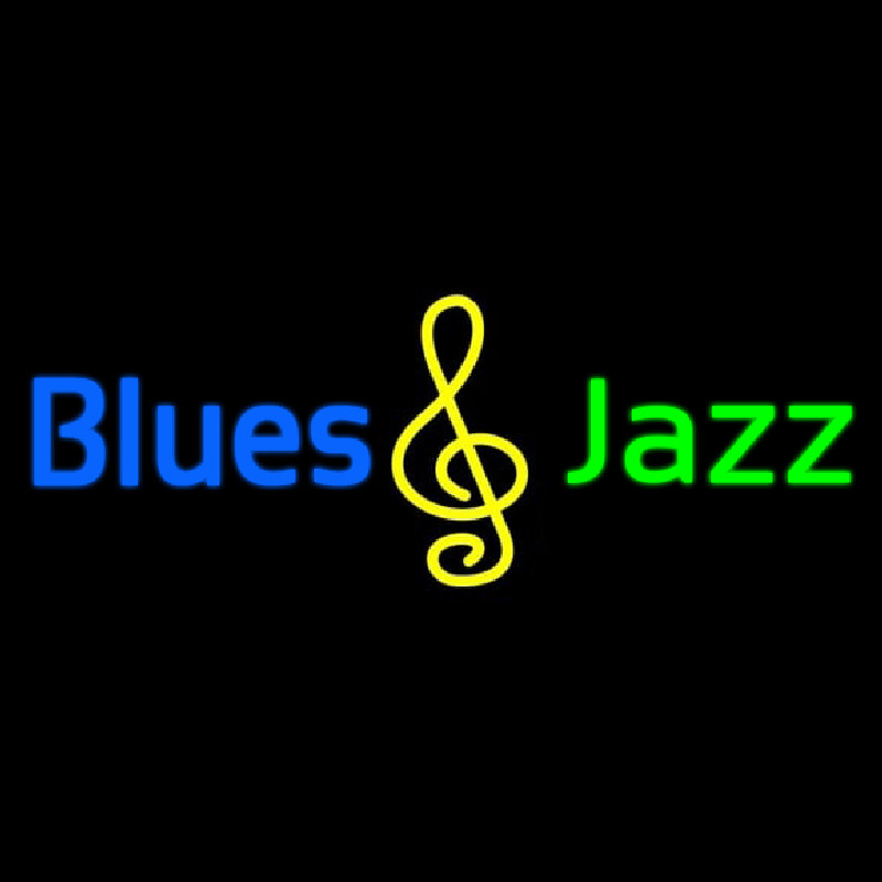 Blues Jazz Leuchtreklame