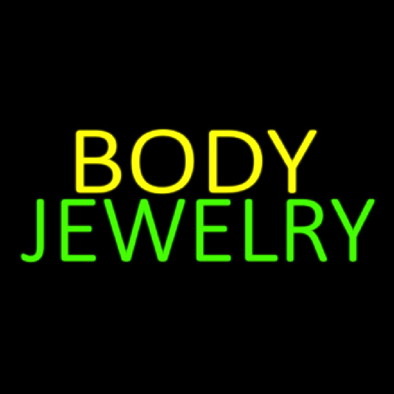 Body Jewelry Leuchtreklame