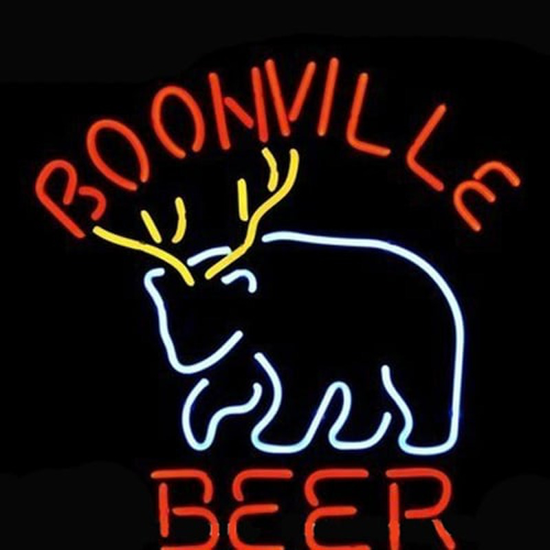 Boonville Deer Logo Biergarten Kneipe Bier Bar Leuchtreklame Weihnachtsgeschenk