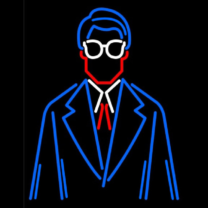 Boys Logo Leuchtreklame