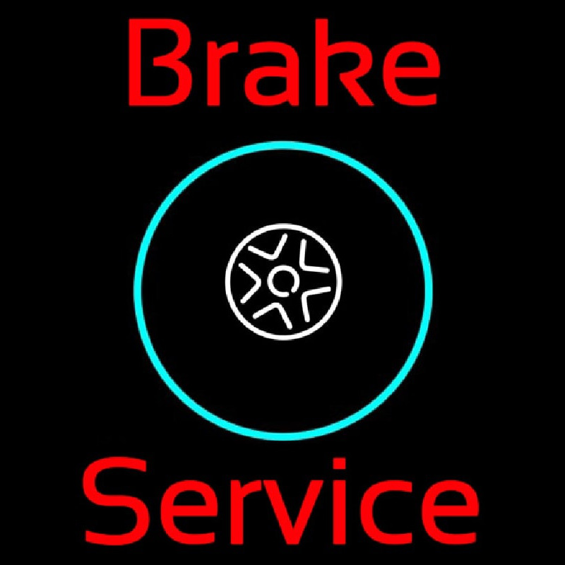 Brake Service Leuchtreklame