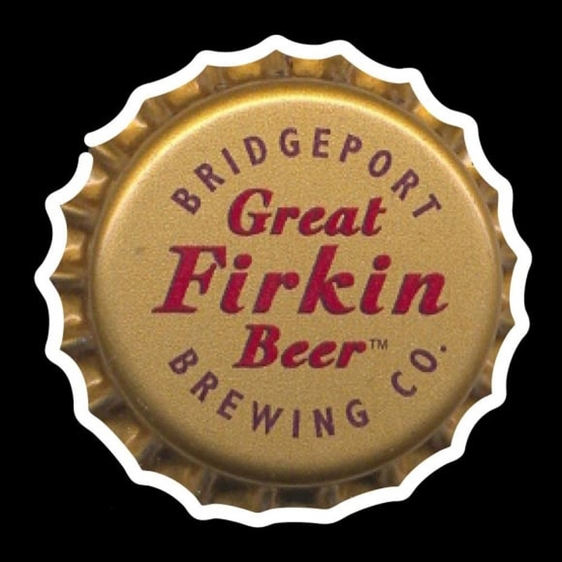 Bridgeport Great Firkin Leuchtreklame