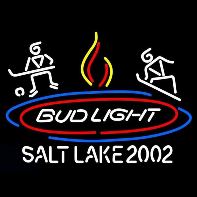 Bud Light Salt Lake 2002 Leuchtreklame