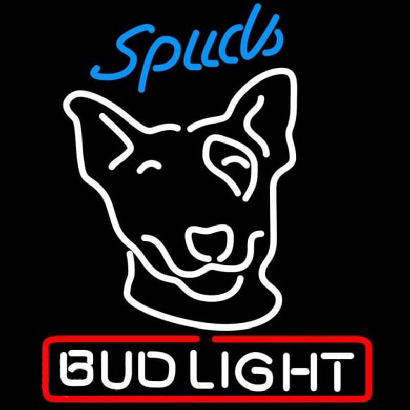 Bud Light Spuds Beer Sign Leuchtreklame