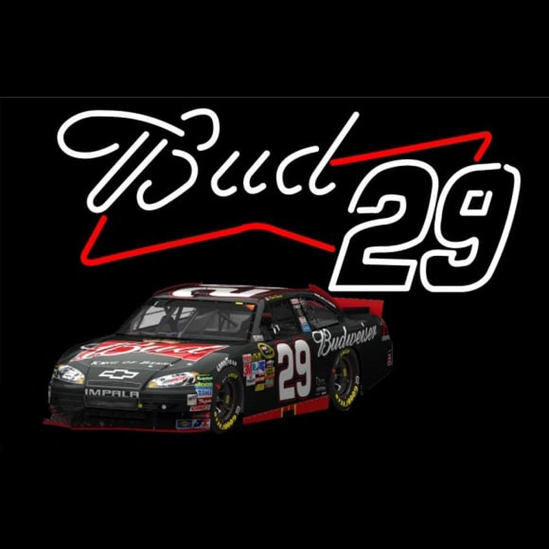 Bud Nascar 29 Leuchtreklame