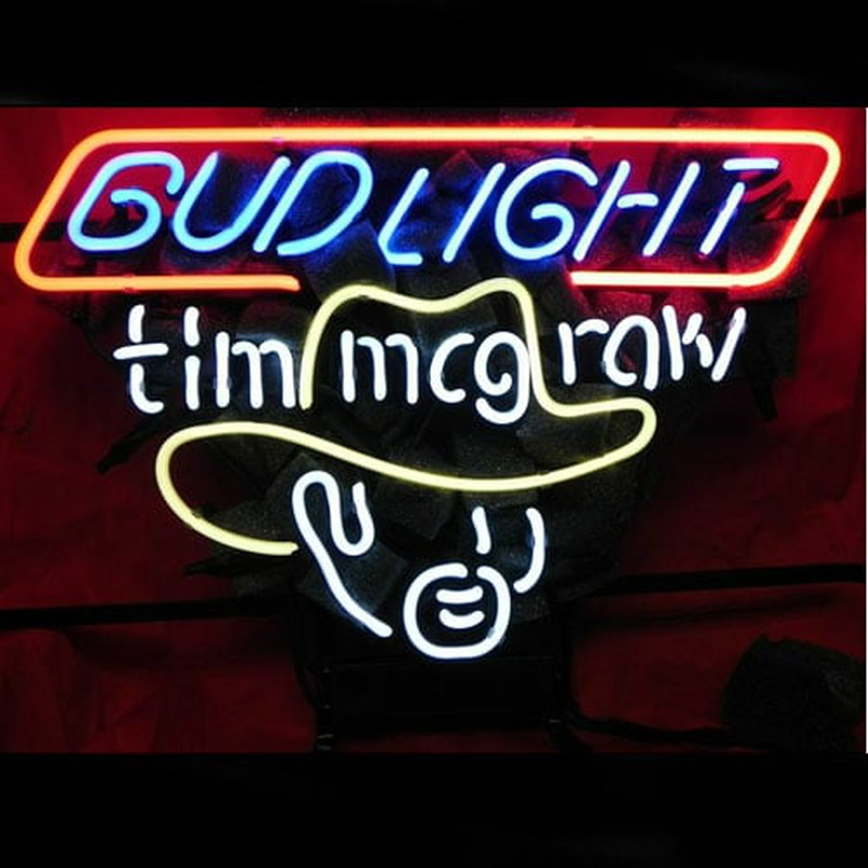 Bud Tim Mcgraw Bier Bar Leuchtreklame