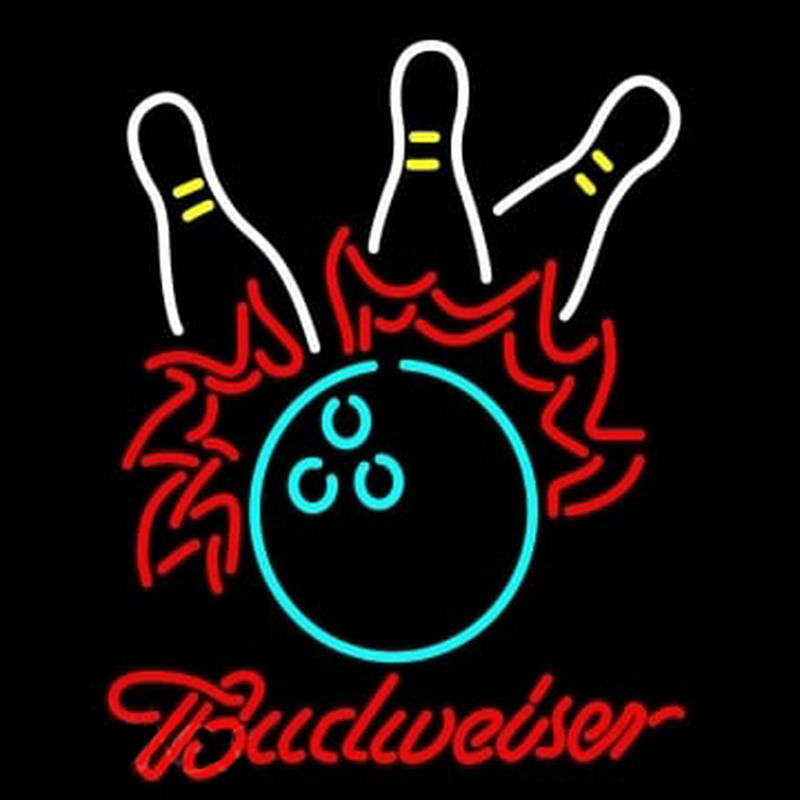 Budweiser Bowling Leuchtreklame