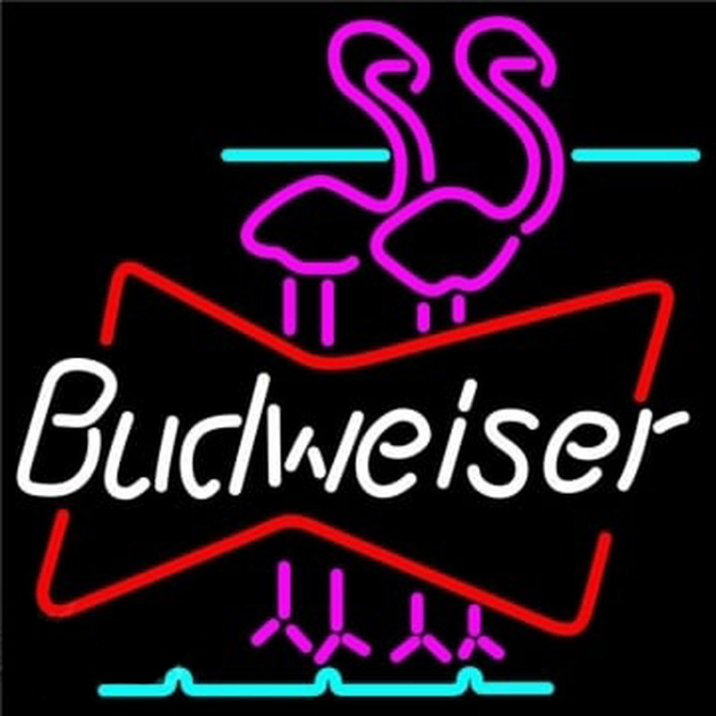 Budweiser Flamingo Leuchtreklame