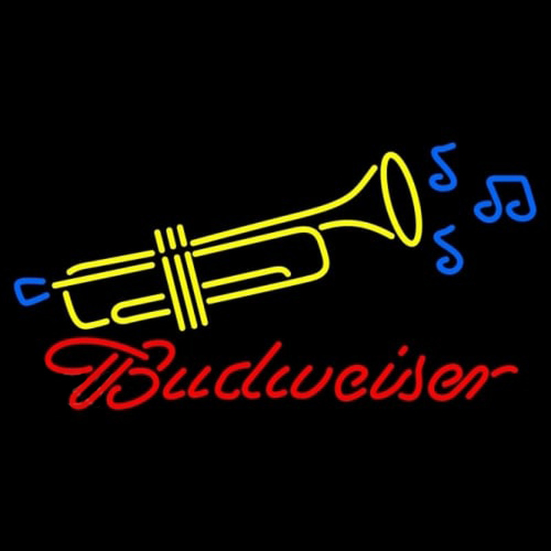 Budweiser Trumpet Leuchtreklame