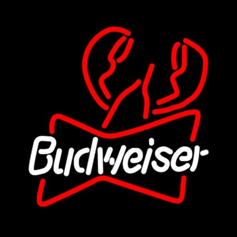 Budweiserr Lobster Leuchtreklame