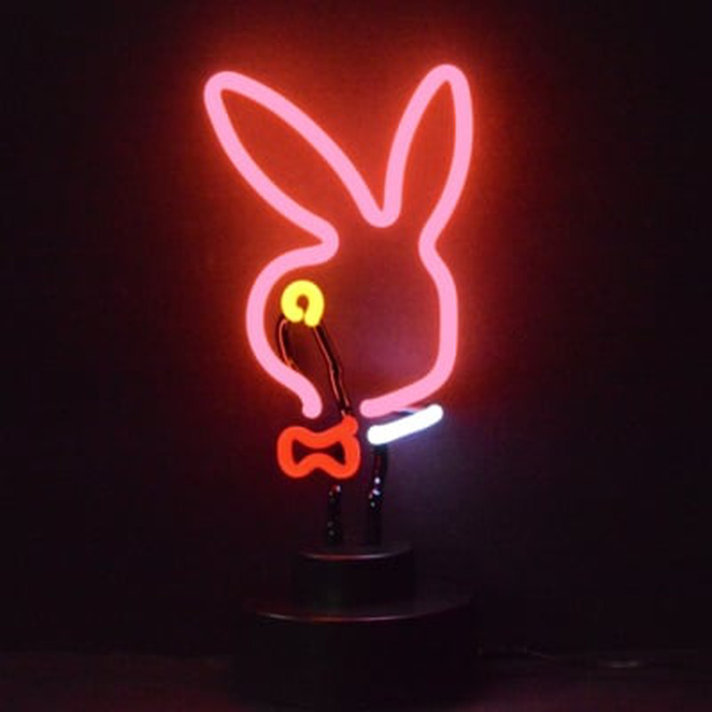 Bunny Head Desktop Leuchtreklame