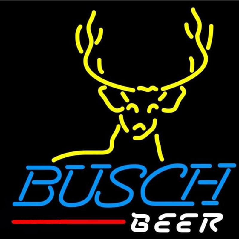 Busch Deer Buck Beer Sign Leuchtreklame