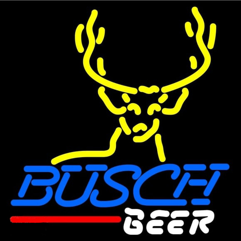 Busch Deer Buck Beer Sign Leuchtreklame